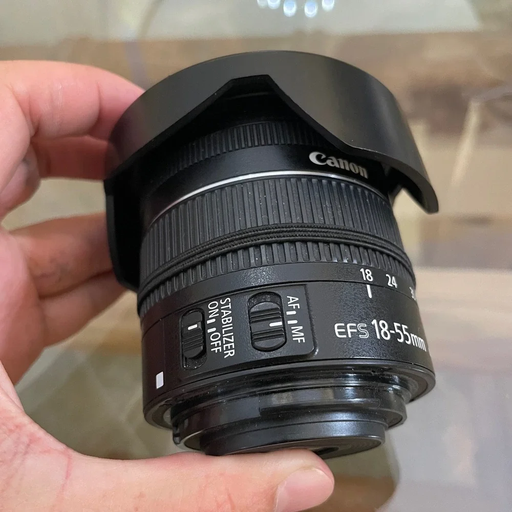 Canon EF-S 18-55mm f/4-5.6 IS STM Zoom Lens‎ with Image Stabilizer Black